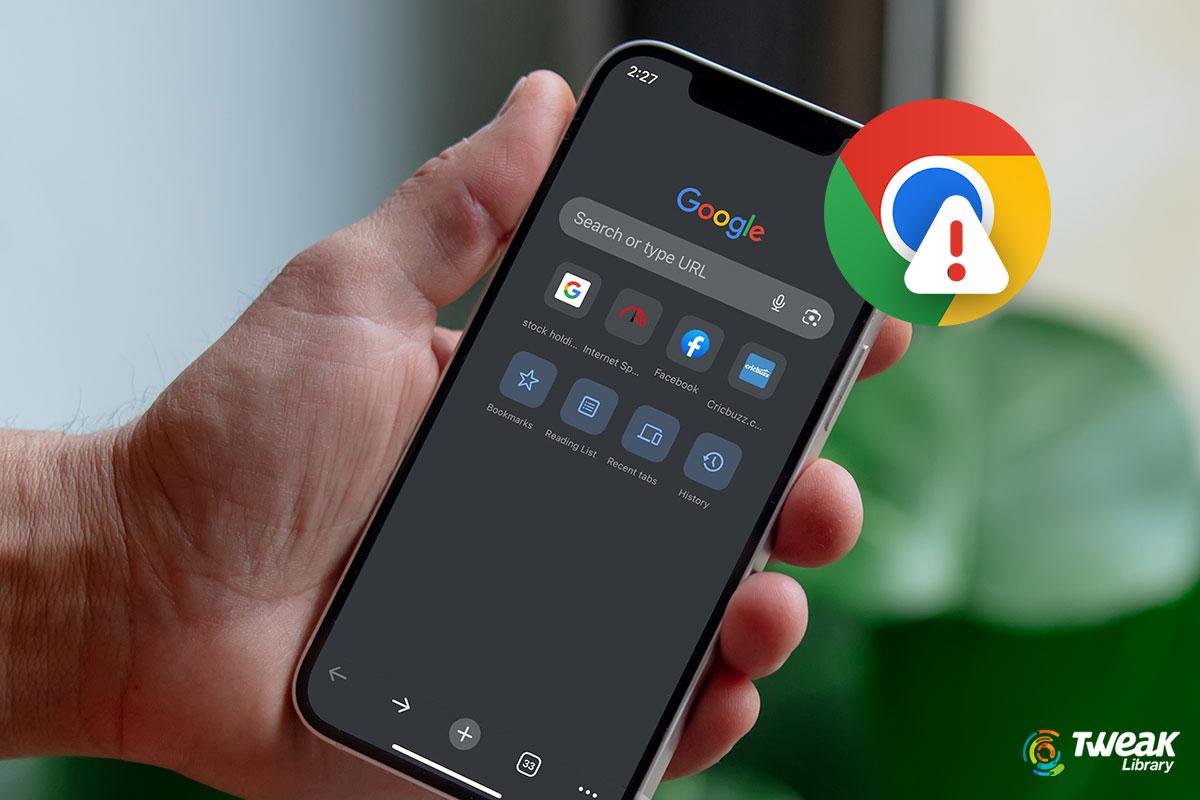 How to Fix Google Chrome Not Working on iPhone