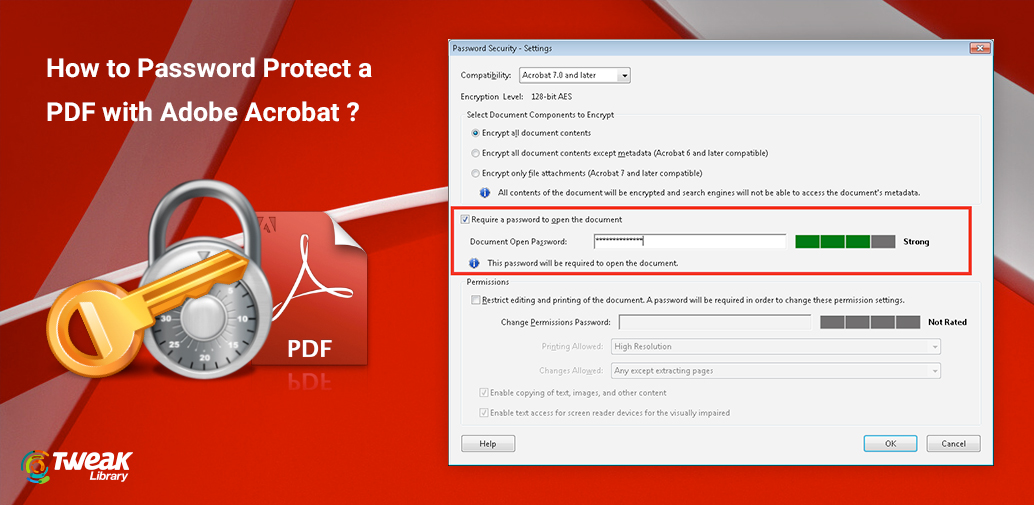 How To Password Protect A PDF With Adobe Acrobat