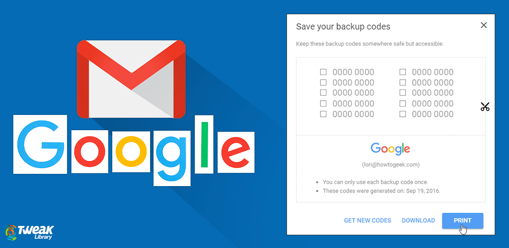 How Can Backup Codes Be Useful While Signing Into Google Account